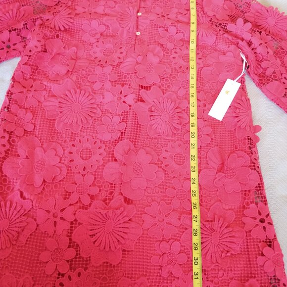 NWT J.Marie Seraphina Floral 3D Lace Dress S ONLY $59 Retail $168 - Picture 8 of 9